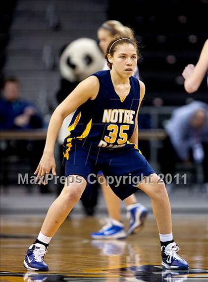 Thumbnail 2 in Notre Dame Academy vs. Newport Central Catholic (KHSAA Ninth Region Semifinal) photogallery.