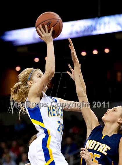 Thumbnail 3 in Notre Dame Academy vs. Newport Central Catholic (KHSAA Ninth Region Semifinal) photogallery.