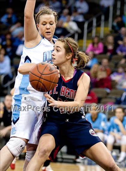 Thumbnail 3 in Notre Dame Academy vs. Newport Central Catholic (KHSAA Ninth Region Semifinal) photogallery.