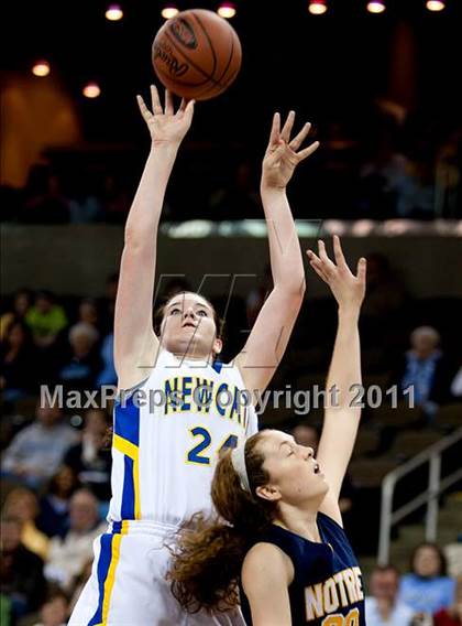 Thumbnail 1 in Notre Dame Academy vs. Newport Central Catholic (KHSAA Ninth Region Semifinal) photogallery.