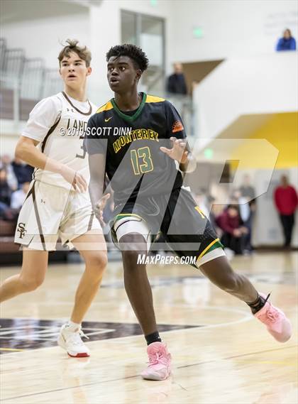 Thumbnail 1 in Monterey v Saint Francis (Joe Schram Holiday Tournament) photogallery.