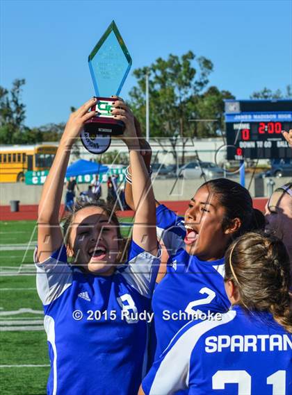 Thumbnail 3 in Olympian vs Chula Vista Girls (CIF Championship) photogallery.