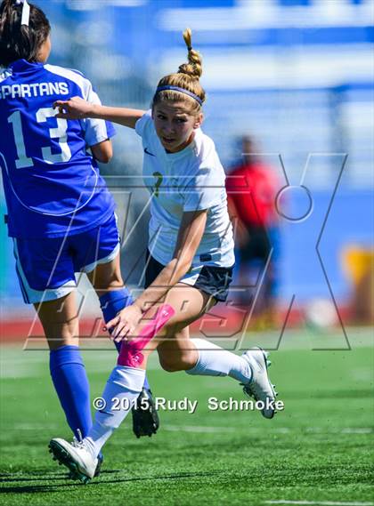 Thumbnail 2 in Olympian vs Chula Vista Girls (CIF Championship) photogallery.