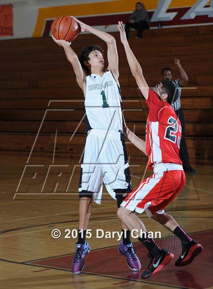 Thumbnail 1 in Ribet Academy vs. Glendale (La Canada Holiday Tournament) photogallery.