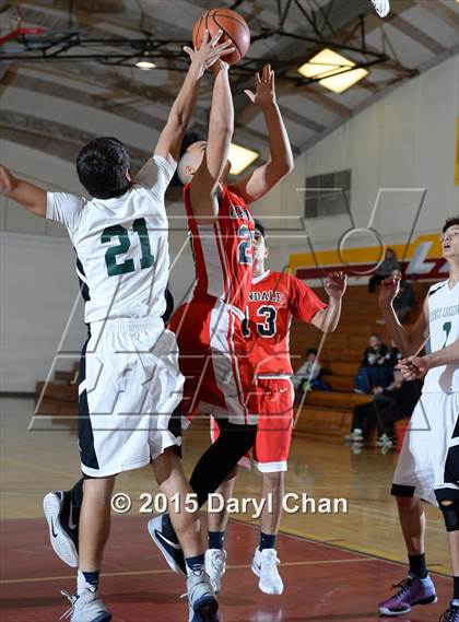 Thumbnail 3 in Ribet Academy vs. Glendale (La Canada Holiday Tournament) photogallery.
