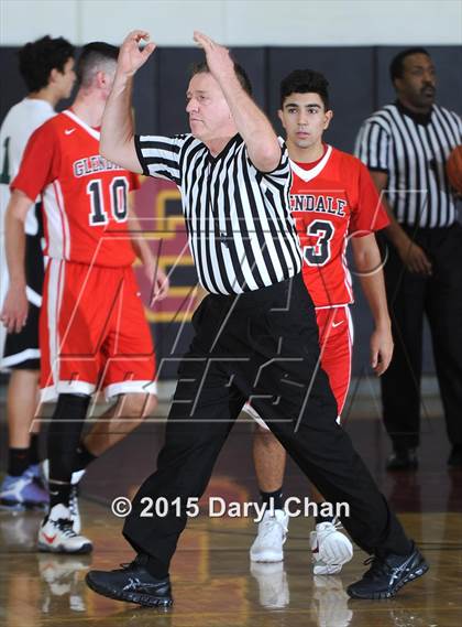 Thumbnail 3 in Ribet Academy vs. Glendale (La Canada Holiday Tournament) photogallery.