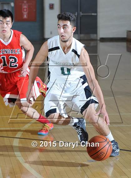 Thumbnail 1 in Ribet Academy vs. Glendale (La Canada Holiday Tournament) photogallery.
