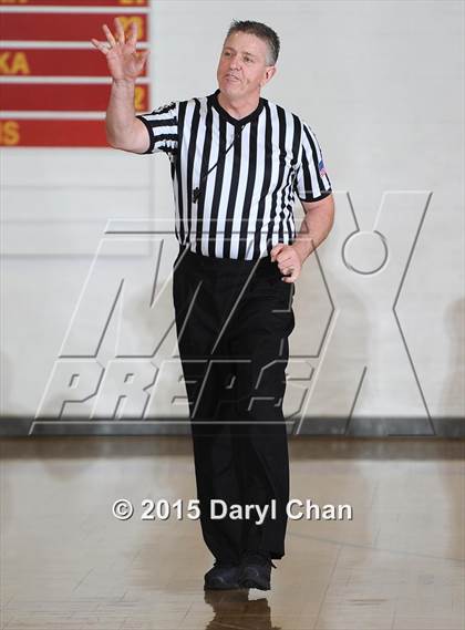 Thumbnail 2 in Ribet Academy vs. Glendale (La Canada Holiday Tournament) photogallery.