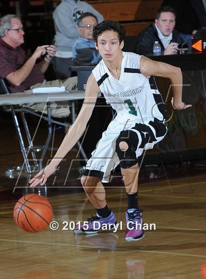 Thumbnail 2 in Ribet Academy vs. Glendale (La Canada Holiday Tournament) photogallery.