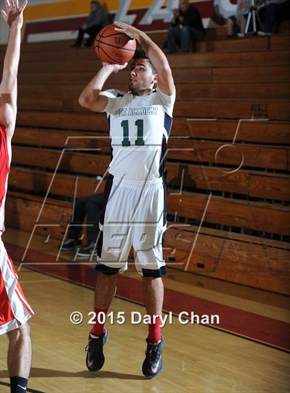 Thumbnail 1 in Ribet Academy vs. Glendale (La Canada Holiday Tournament) photogallery.