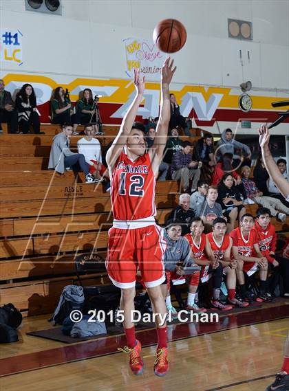 Thumbnail 3 in Ribet Academy vs. Glendale (La Canada Holiday Tournament) photogallery.