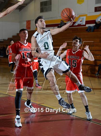 Thumbnail 2 in Ribet Academy vs. Glendale (La Canada Holiday Tournament) photogallery.