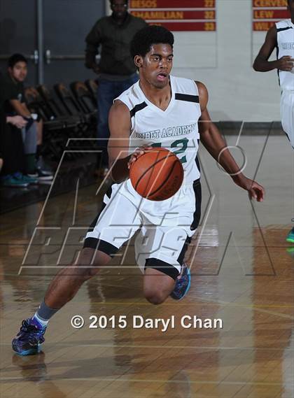 Thumbnail 3 in Ribet Academy vs. Glendale (La Canada Holiday Tournament) photogallery.