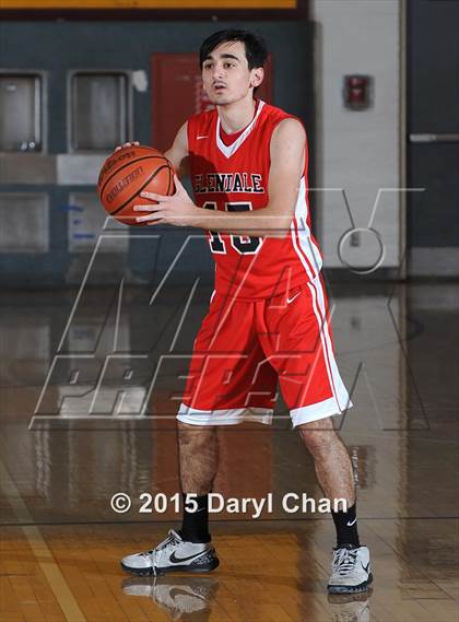 Thumbnail 1 in Ribet Academy vs. Glendale (La Canada Holiday Tournament) photogallery.