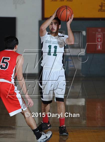 Thumbnail 3 in Ribet Academy vs. Glendale (La Canada Holiday Tournament) photogallery.