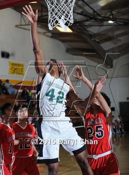 Thumbnail 2 in Ribet Academy vs. Glendale (La Canada Holiday Tournament) photogallery.