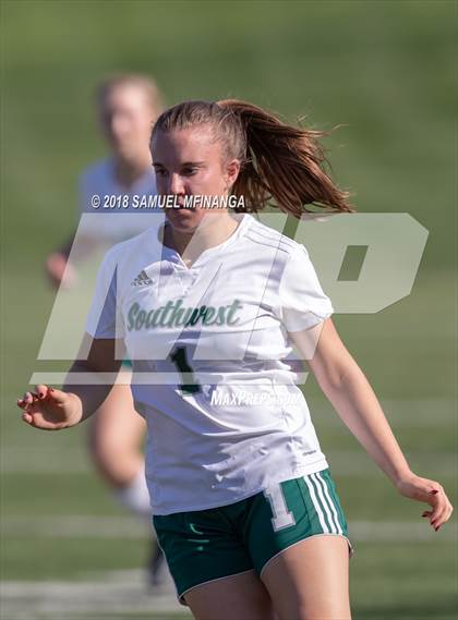 Thumbnail 2 in Burke vs. Lincoln Southwest (NSAA 1A District Playoff) photogallery.