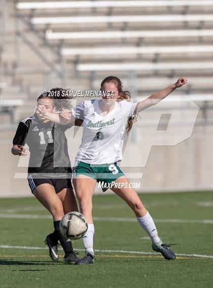 Thumbnail 3 in Burke vs. Lincoln Southwest (NSAA 1A District Playoff) photogallery.