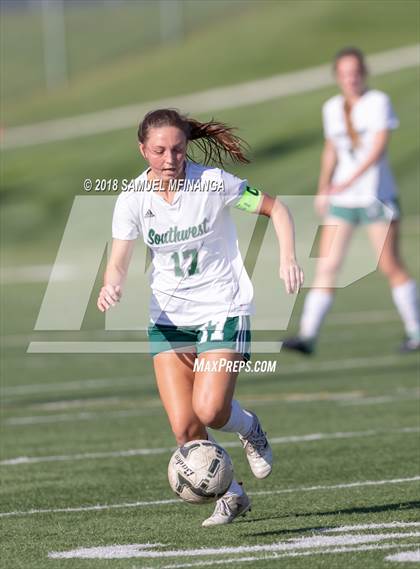 Thumbnail 2 in Burke vs. Lincoln Southwest (NSAA 1A District Playoff) photogallery.