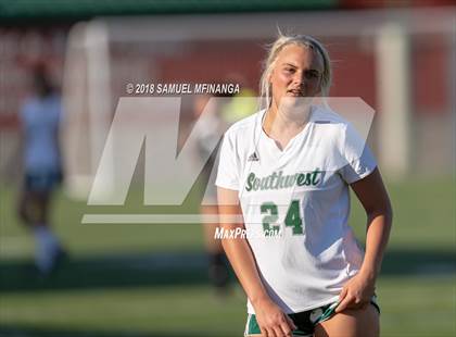 Thumbnail 2 in Burke vs. Lincoln Southwest (NSAA 1A District Playoff) photogallery.