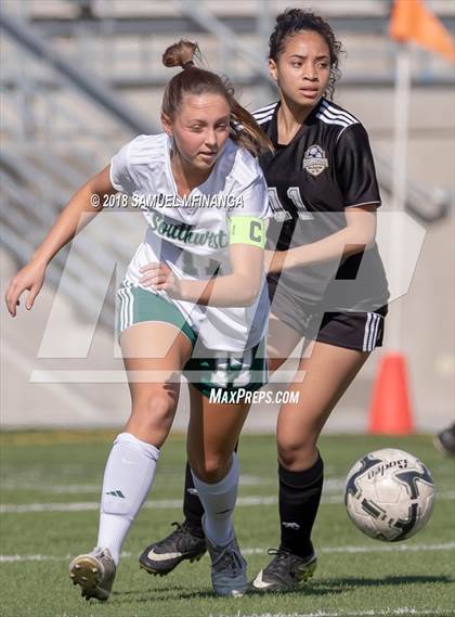 Thumbnail 2 in Burke vs. Lincoln Southwest (NSAA 1A District Playoff) photogallery.