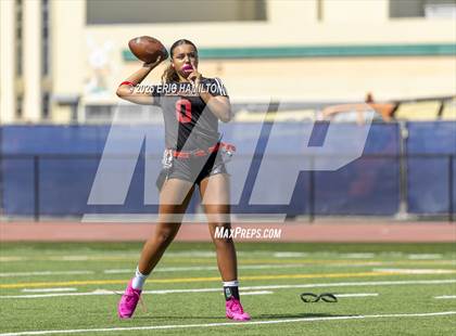 Thumbnail 3 in Orange Lutheran@Long Beach Poly Scrimmage) photogallery.