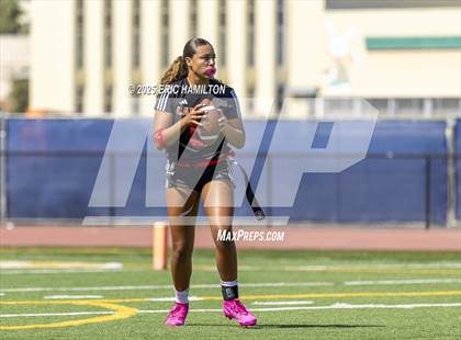 Thumbnail 3 in Orange Lutheran@Long Beach Poly Scrimmage) photogallery.