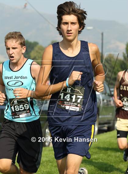 Thumbnail 2 in JV: Highland Cross Country Invitational photogallery.