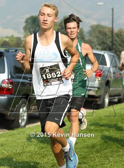 Thumbnail 1 in JV: Highland Cross Country Invitational photogallery.