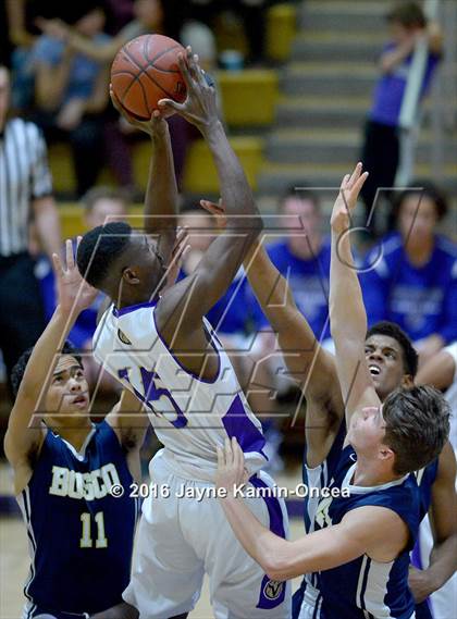 Thumbnail 1 in St. John Bosco @. Valencia (D3 Playoff) photogallery.