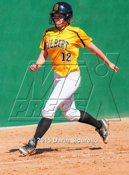 Thumbnail 3 in Deer Valley vs. Gilbert (Red Mountain Tournament) photogallery.