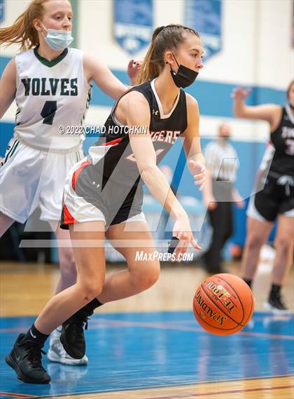 Thumbnail 2 in Webber @ Harley Allendale Columbia (NYSPHSAA Section 5  Round 2 Playoff) photogallery.