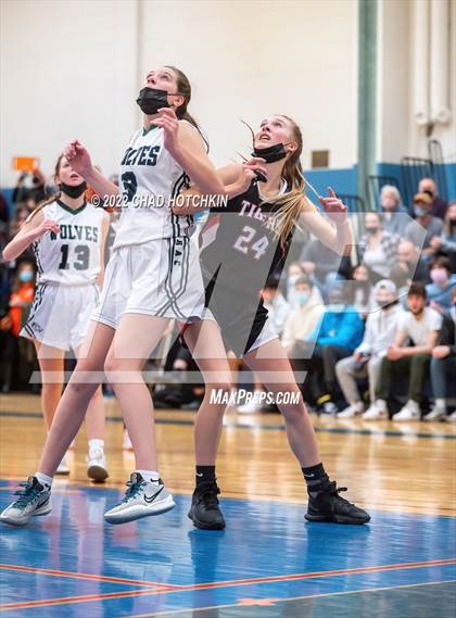 Thumbnail 3 in Webber @ Harley Allendale Columbia (NYSPHSAA Section 5  Round 2 Playoff) photogallery.