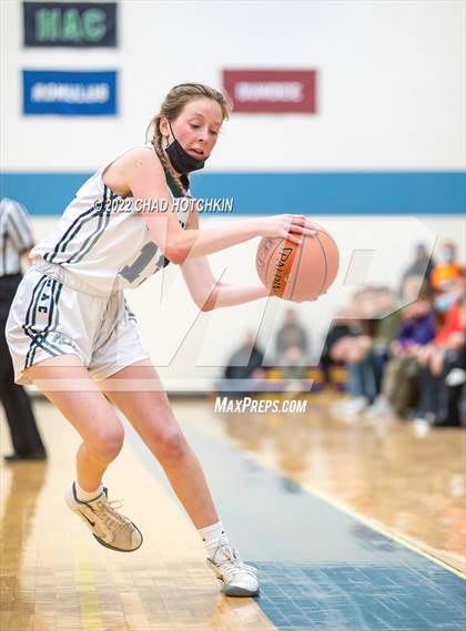 Thumbnail 3 in Webber @ Harley Allendale Columbia (NYSPHSAA Section 5  Round 2 Playoff) photogallery.