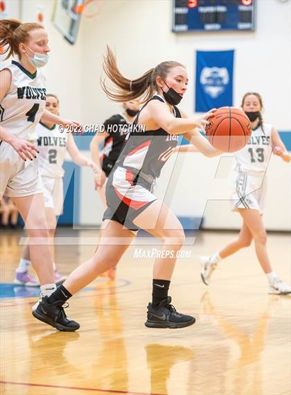Thumbnail 3 in Webber @ Harley Allendale Columbia (NYSPHSAA Section 5  Round 2 Playoff) photogallery.