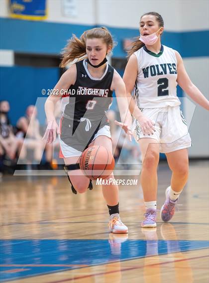 Thumbnail 2 in Webber @ Harley Allendale Columbia (NYSPHSAA Section 5  Round 2 Playoff) photogallery.