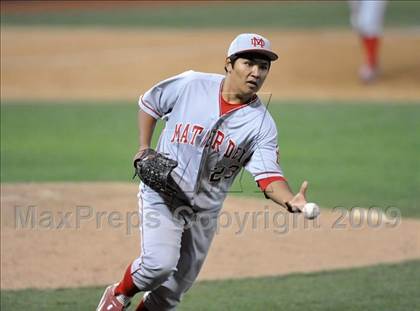 Thumbnail 2 in El Toro vs. Mater Dei (Anderson Bat National Classic) photogallery.