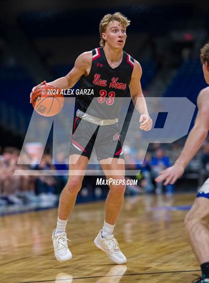 Thumbnail 1 in Lipan vs New Home (UIL 2A Basketball Semifinal) photogallery.