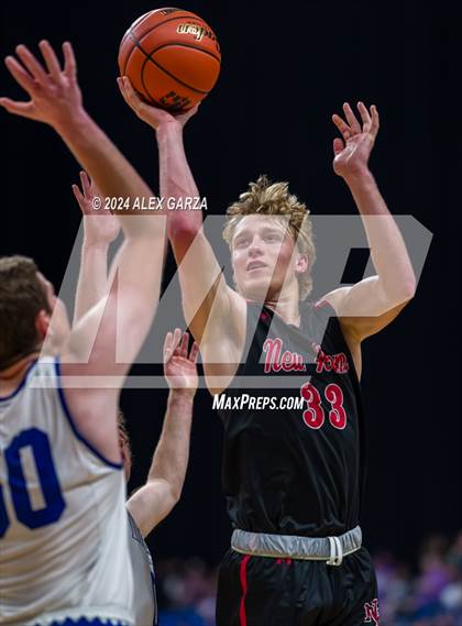 Thumbnail 1 in Lipan vs New Home (UIL 2A Basketball Semifinal) photogallery.