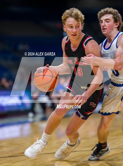 Thumbnail 1 in Lipan vs New Home (UIL 2A Basketball Semifinal) photogallery.