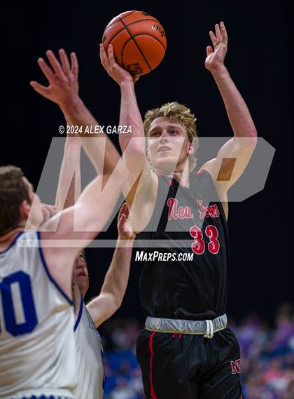 Thumbnail 3 in Lipan vs New Home (UIL 2A Basketball Semifinal) photogallery.