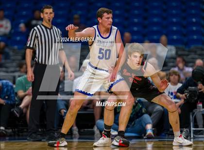 Thumbnail 2 in Lipan vs New Home (UIL 2A Basketball Semifinal) photogallery.