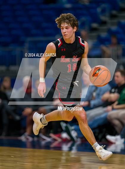 Thumbnail 1 in Lipan vs New Home (UIL 2A Basketball Semifinal) photogallery.