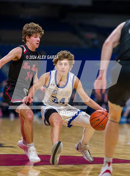 Thumbnail 1 in Lipan vs New Home (UIL 2A Basketball Semifinal) photogallery.
