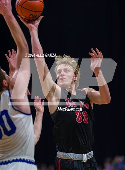 Thumbnail 2 in Lipan vs New Home (UIL 2A Basketball Semifinal) photogallery.