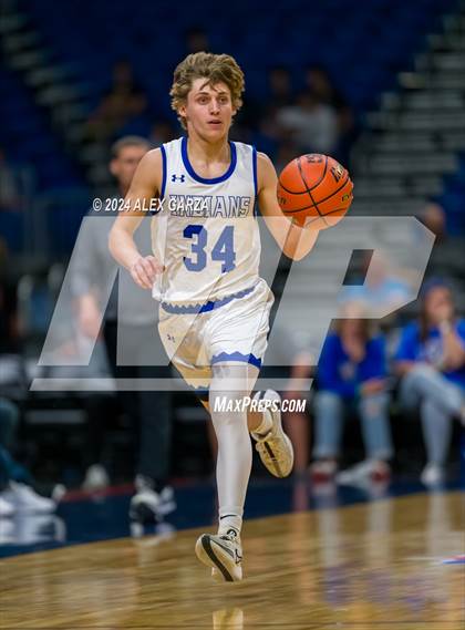 Thumbnail 1 in Lipan vs New Home (UIL 2A Basketball Semifinal) photogallery.