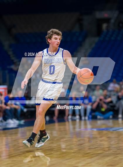 Thumbnail 2 in Lipan vs New Home (UIL 2A Basketball Semifinal) photogallery.