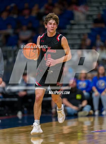 Thumbnail 2 in Lipan vs New Home (UIL 2A Basketball Semifinal) photogallery.