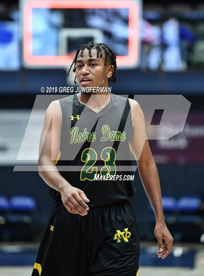 Thumbnail 1 in Moreau Catholic vs. Notre Dame (MaxPreps/DLS MLK Classic) photogallery.