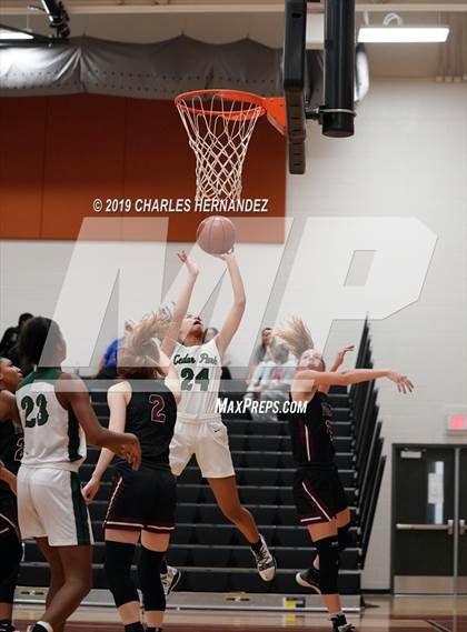Thumbnail 1 in Cedar Park vs. Pearland (McDonald's Texas Invitational) photogallery.
